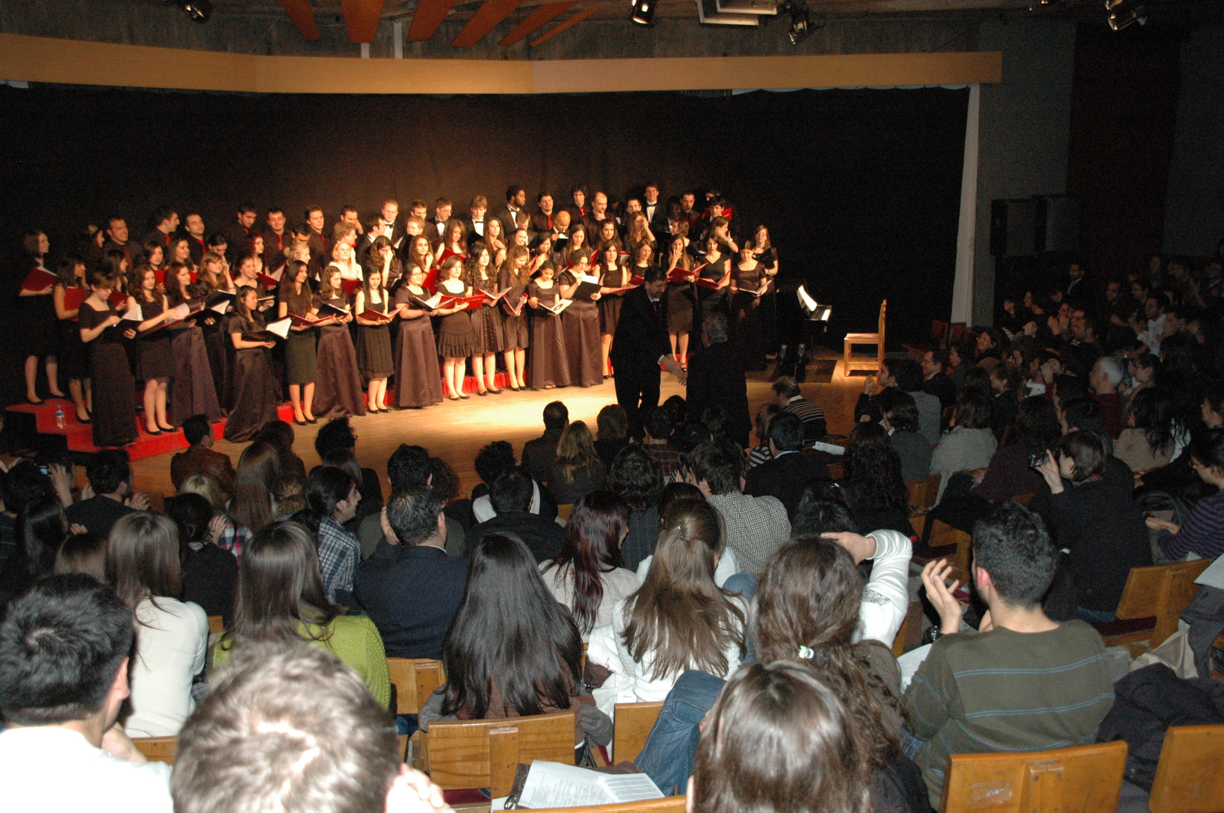 Chamber Singers joint concert with METU University Choir, Ankara, Turkey 2010