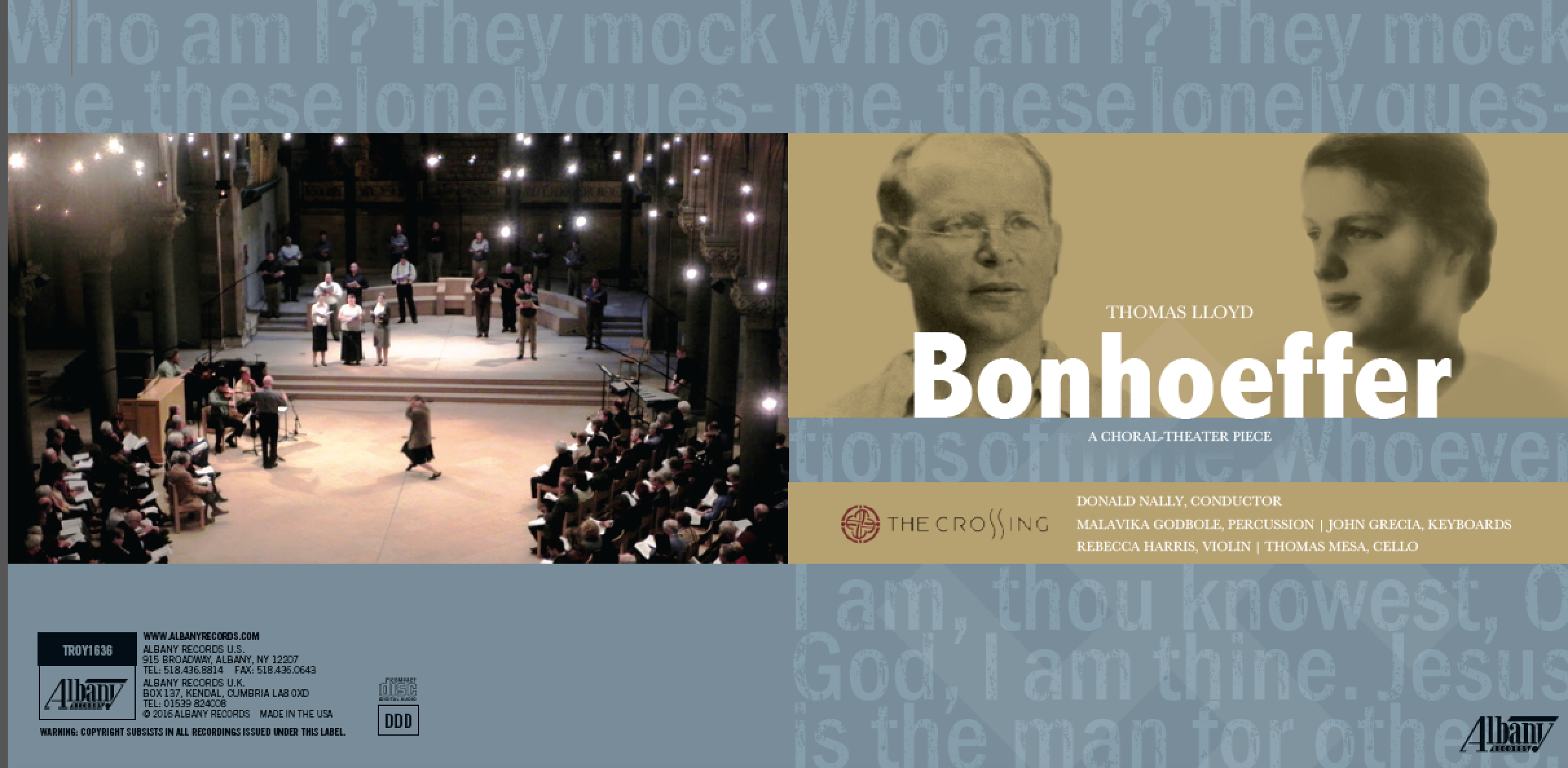 click here for complete booklet with notes, text, and musical references ; available on iTunes, amazon.com , Spotify