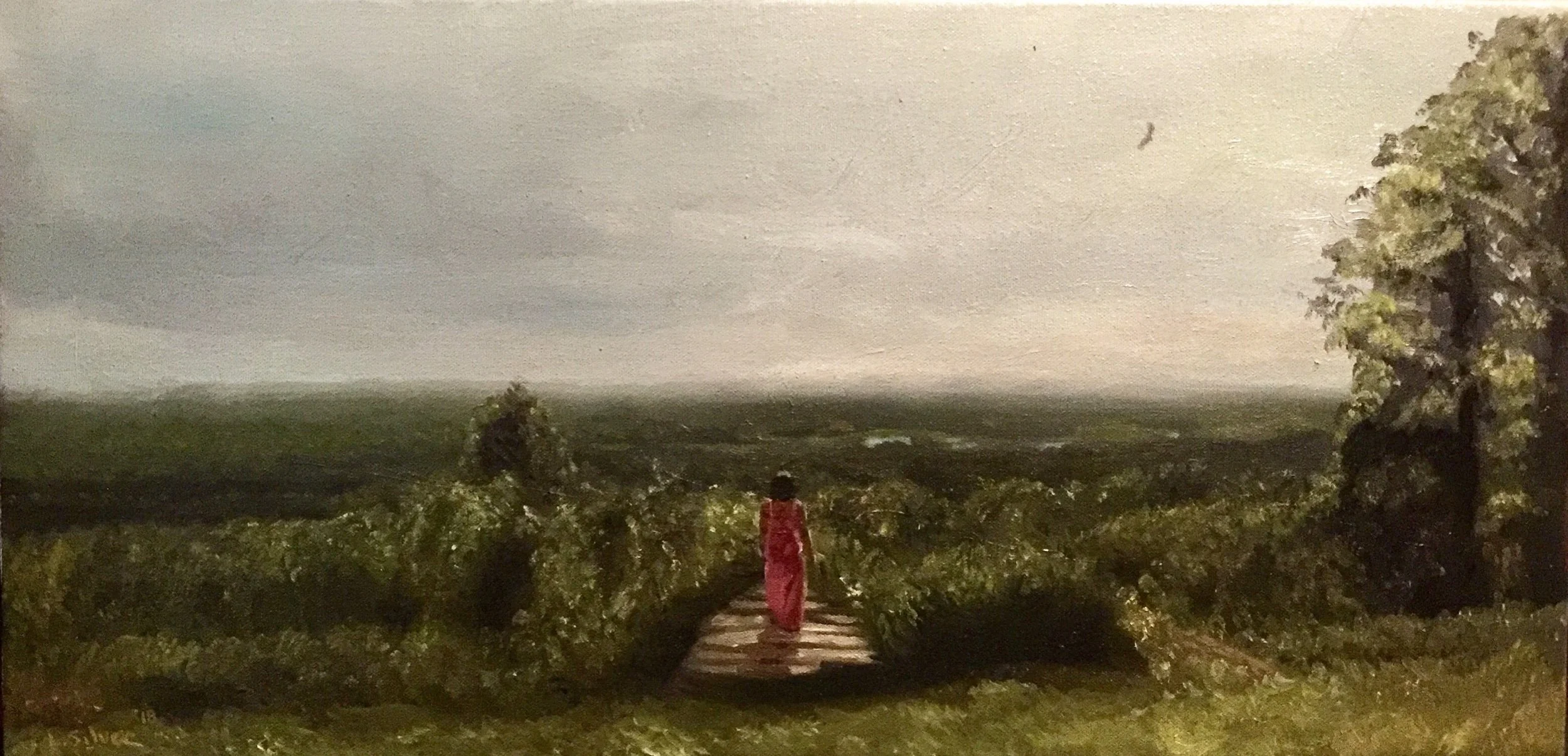 “Peak” (oil on 12x24 inch canvas)