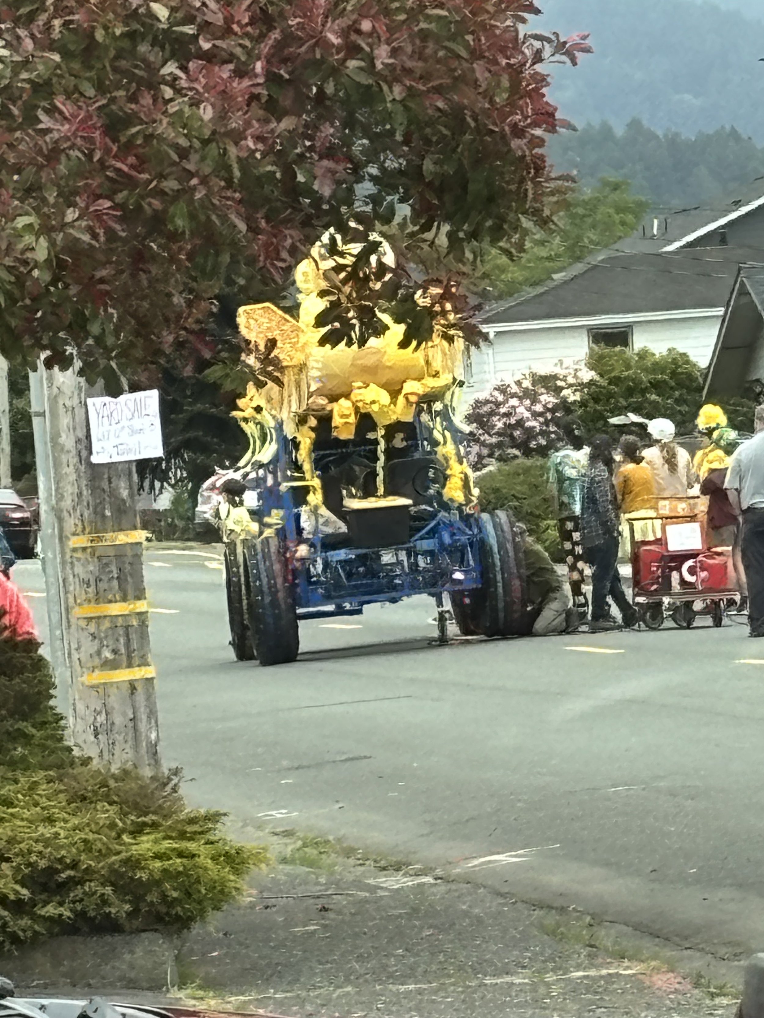 "Clusterduck" #112 breaks down before the bottoms in Arcata (Amy Berkowitz)