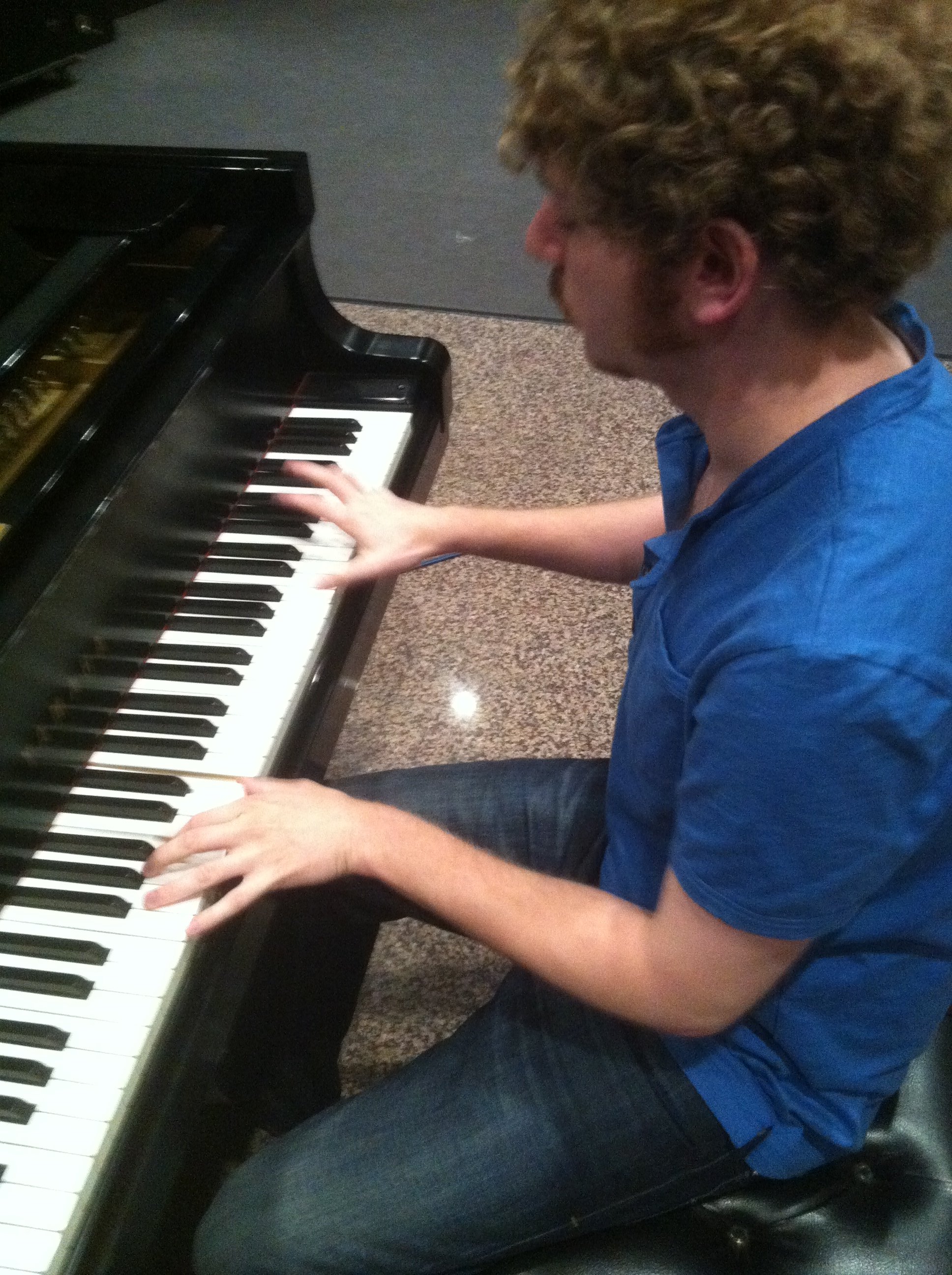 In the studio