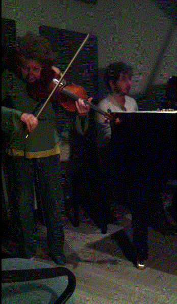 Playing Schumann’s 2nd Violin Sonata with Ida Haendel (my cousin!)