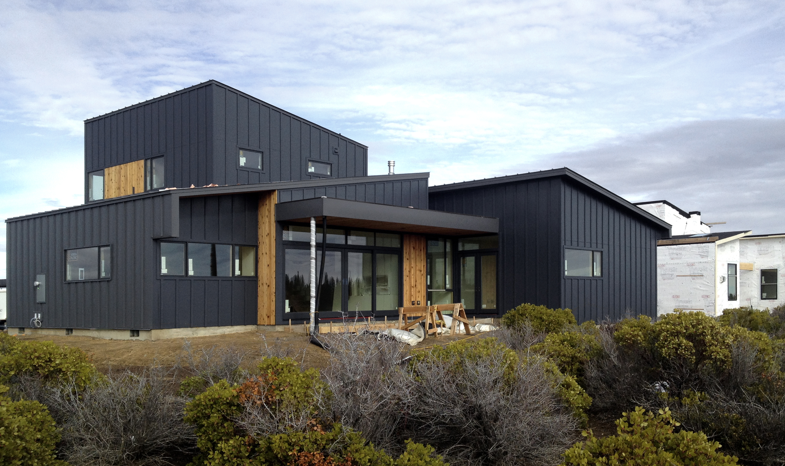 Lot 7 - Standing seam metal roof and siding w/ fiber cement and natural cedar accents