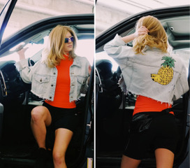 hardcoras red shirt and pineapple jacket.jpeg