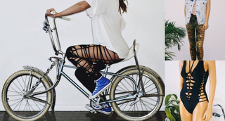 hardcoras collage - on bike and mannequins .jpeg