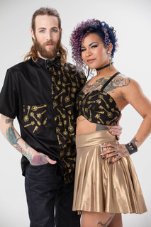 Photographer: Studio Chel Makeup :Jennilee Cardinal-Schultz - Green Tree Beauty Hair :Mel Corkum - Alchemy Models :Derek Pekrul and Tramaine Miles