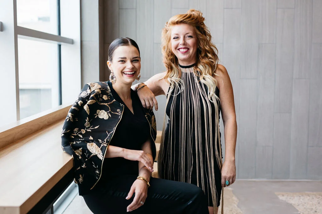 Jacqueline Conway, Vice President and Mandy Pravda, President/Photo credit: Nicole Romanoff and Saskatchewan Fashion Association