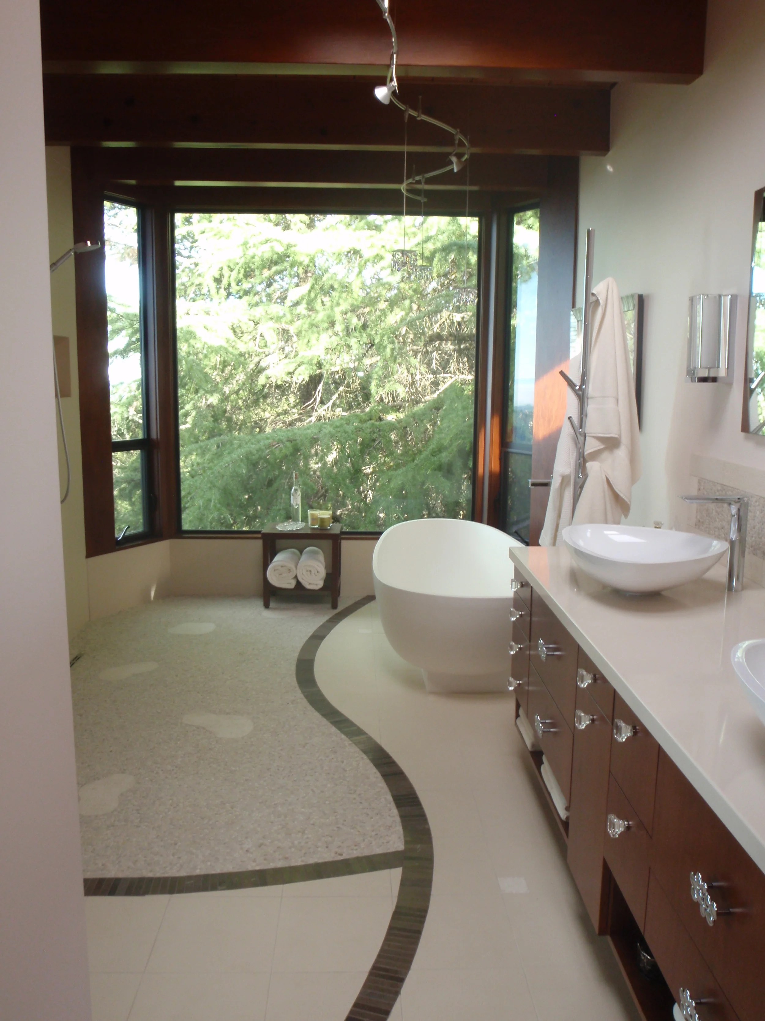 View towards the window