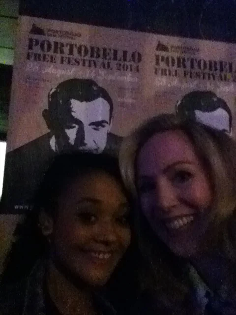 My lovely friend Natasha who came along to support the BARDO screening. Fun night...