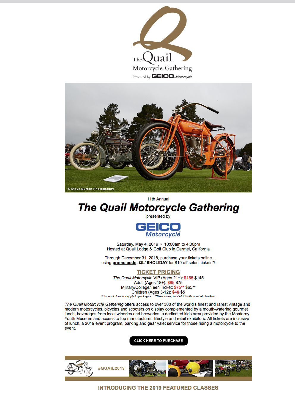 Quail Motorcycle Gathering 2019