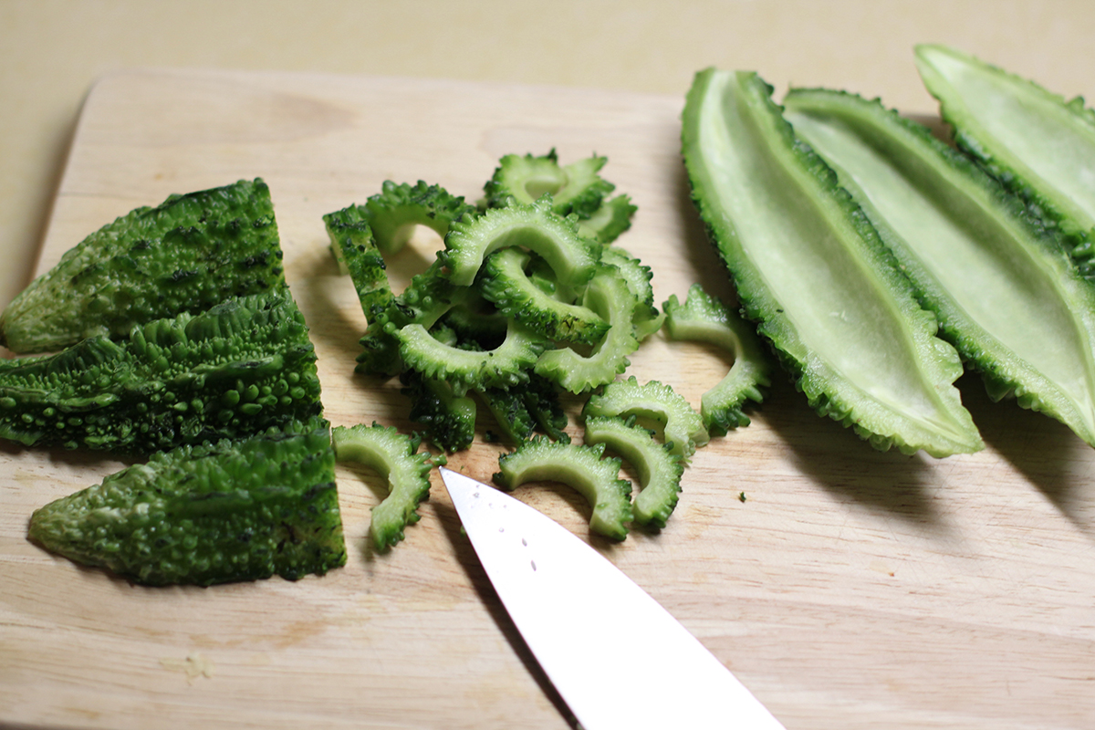 japanese bitter melon stir frytsquare in the kitchen