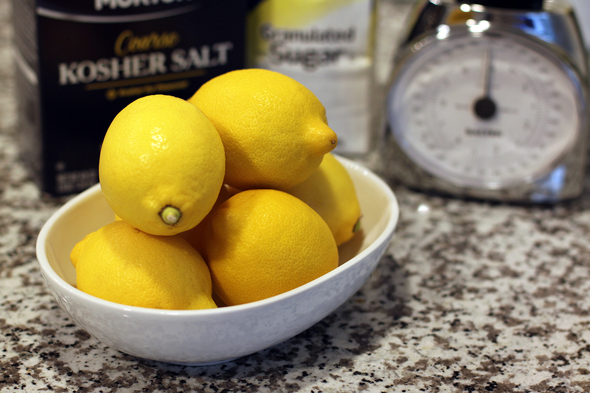 lemon confit & lemon syrup part itsquare in the kitchen