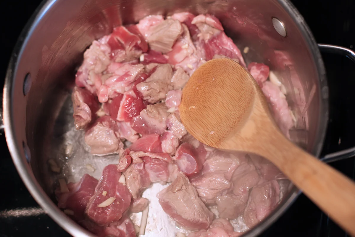 japanese pork soupt-square in the kitchen