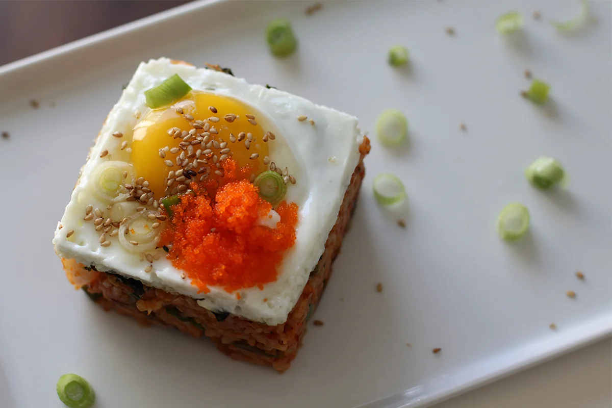 kimchi shrimp fried ricetsquare in the kitchen