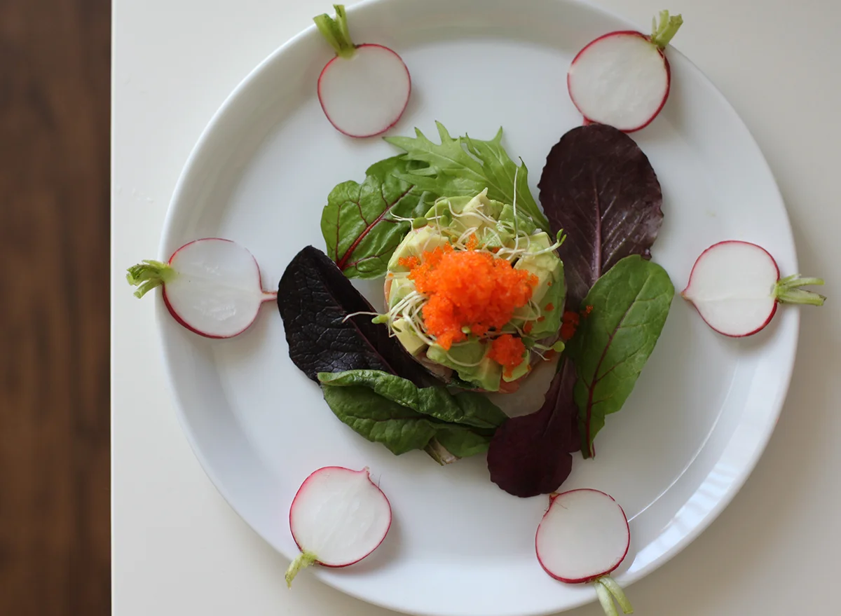 fish tartaretsquare in the kitchen