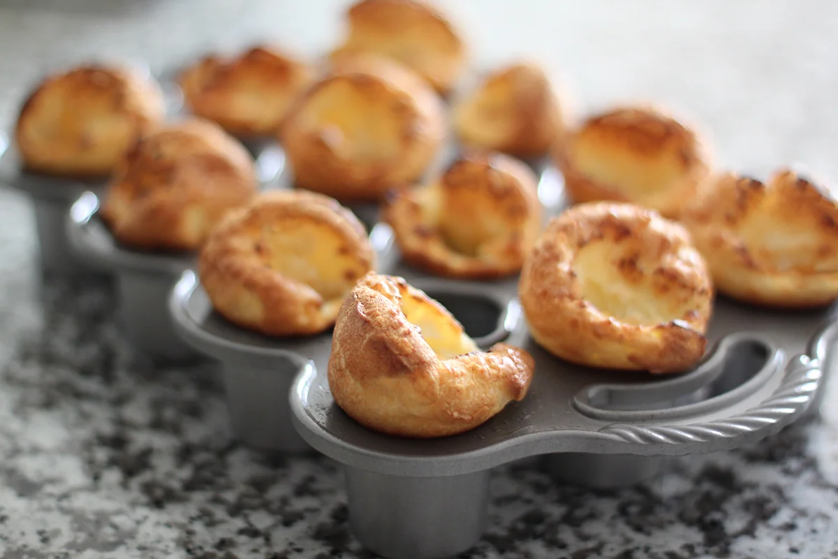 honey goat cheese popoverstsquare in the kitchen