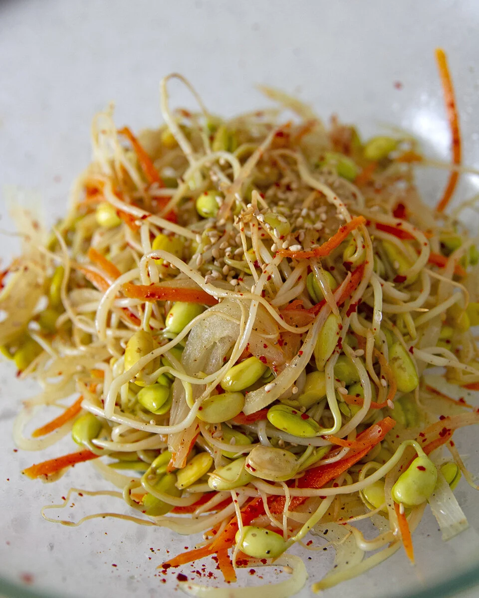korean bean sprouts saladtsquare in the kitchen