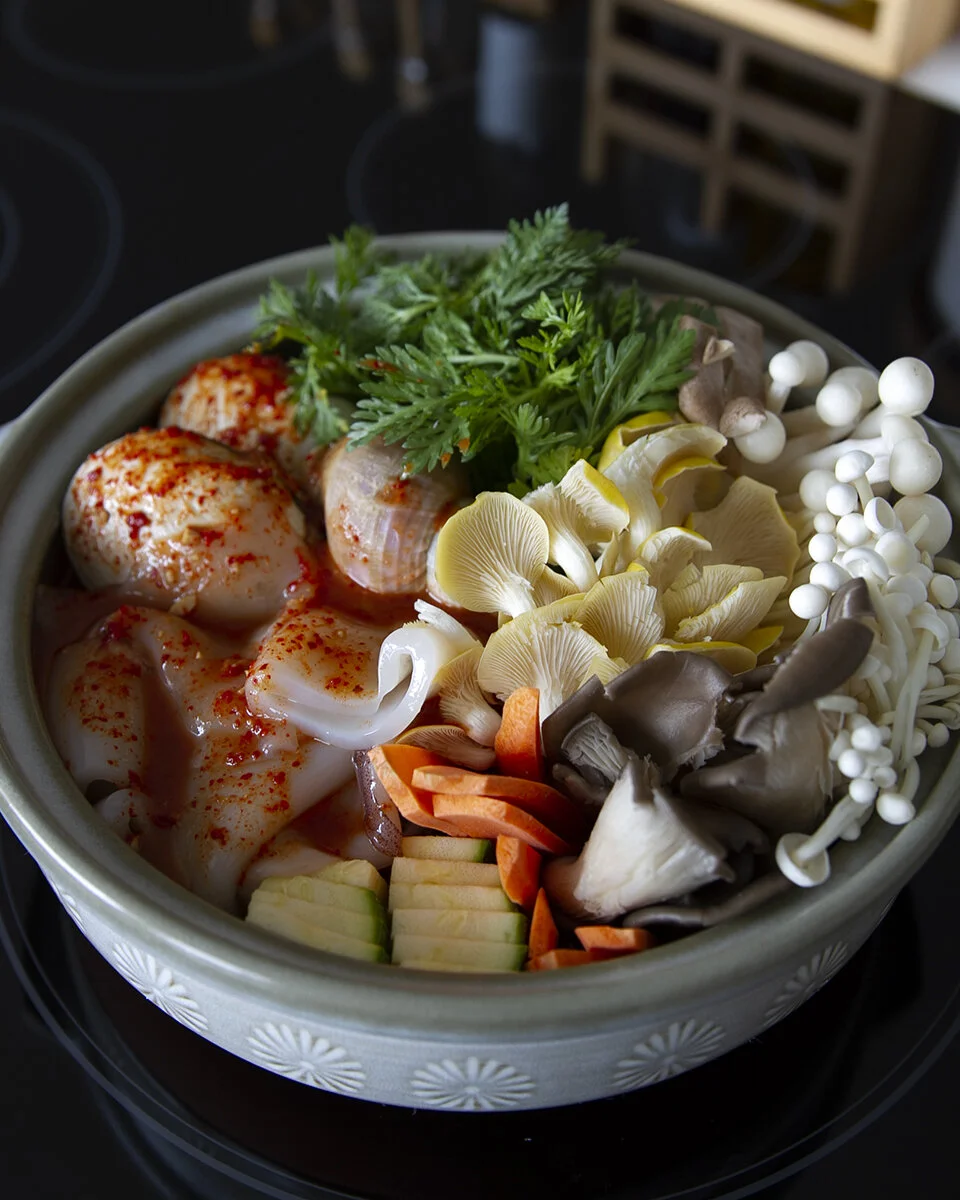 korean spicy seafood mushroom souptsquare in the kitchen