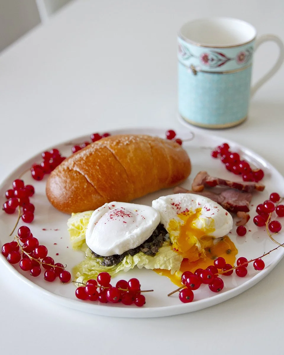 salt butter roll breakfast t-square in the kitchen