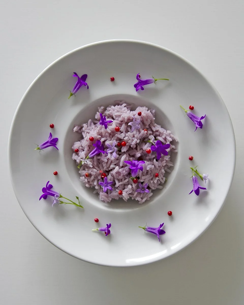 red cabbage ricet-square in the kitchen