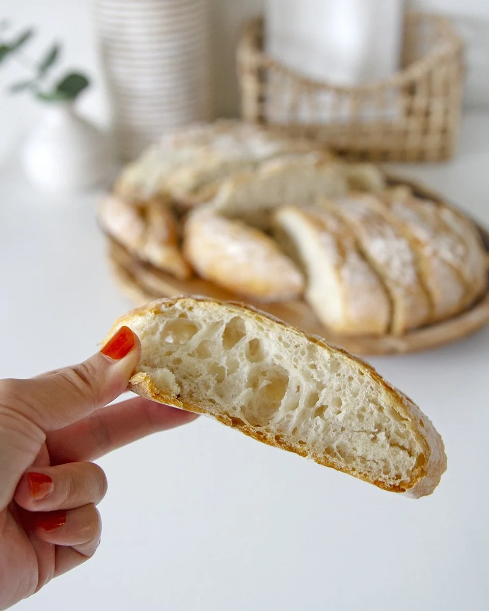 poolish breadtsquare in the kitchen