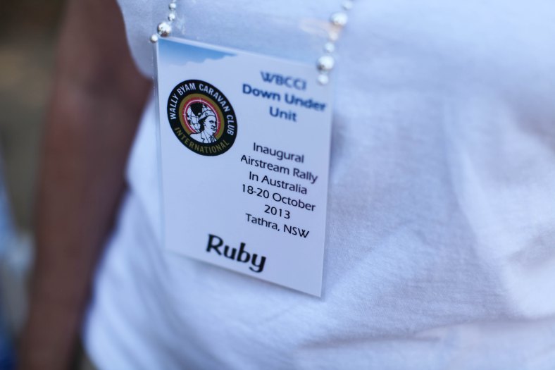 Name tags for inaugural rally