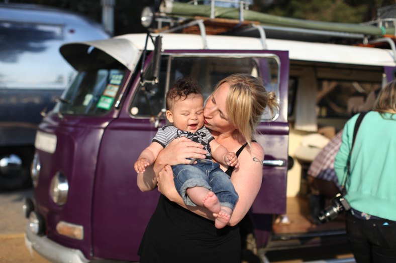 Kombi and kids