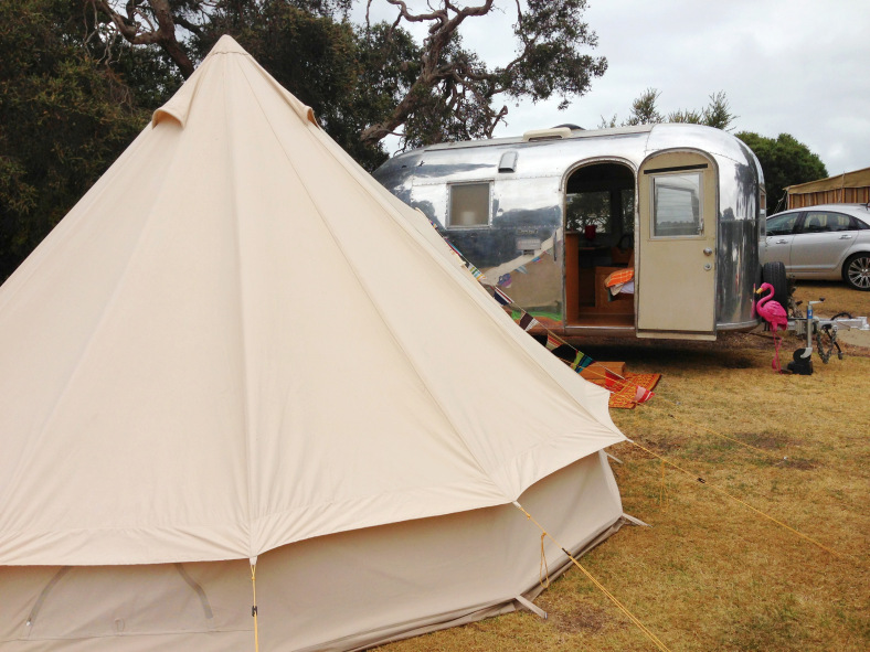 1964 Bambi II + bell tent