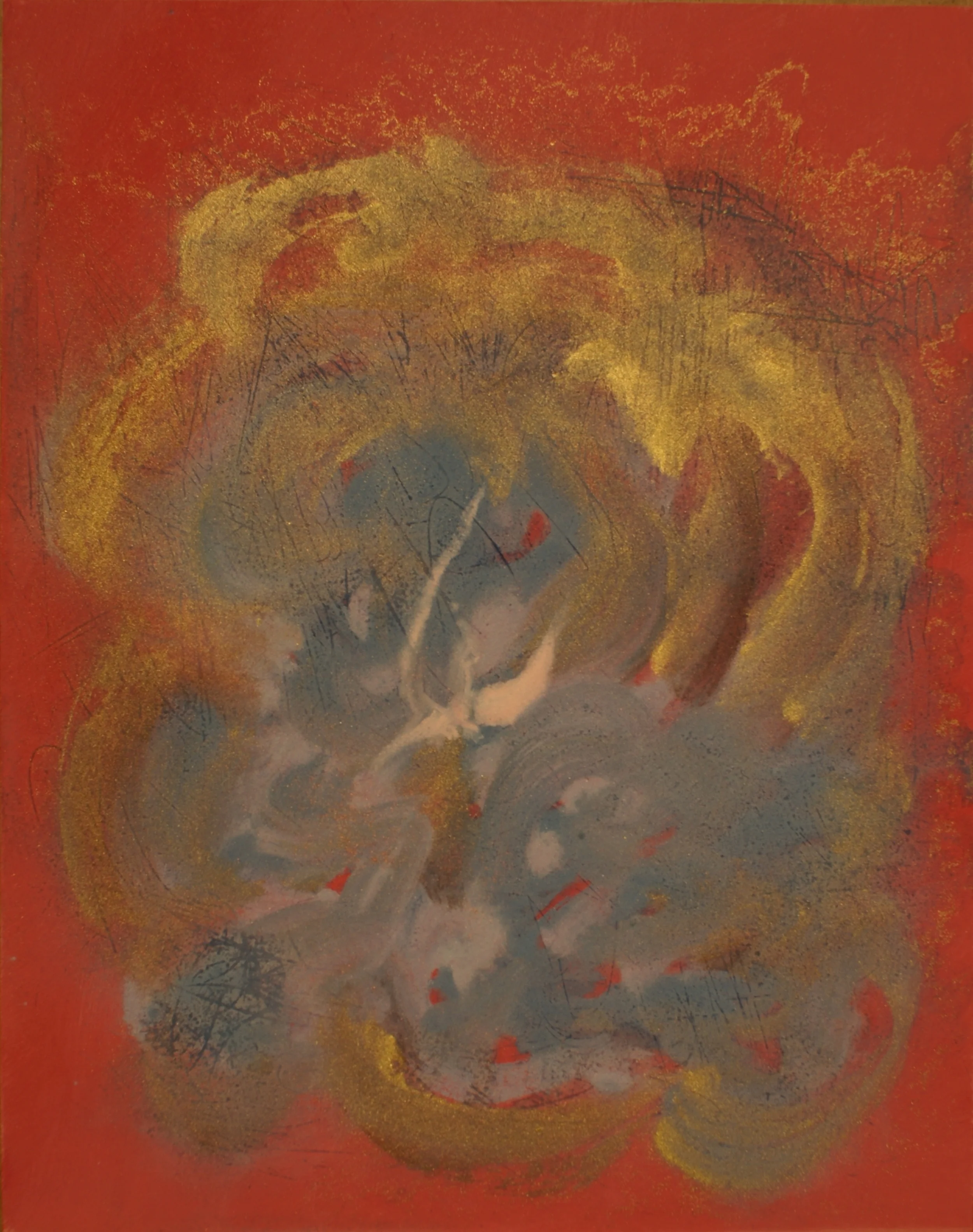 serendib taprobhane II pigments with egg tempera on paper 45 x 35,5 cm 2009 sri lanka