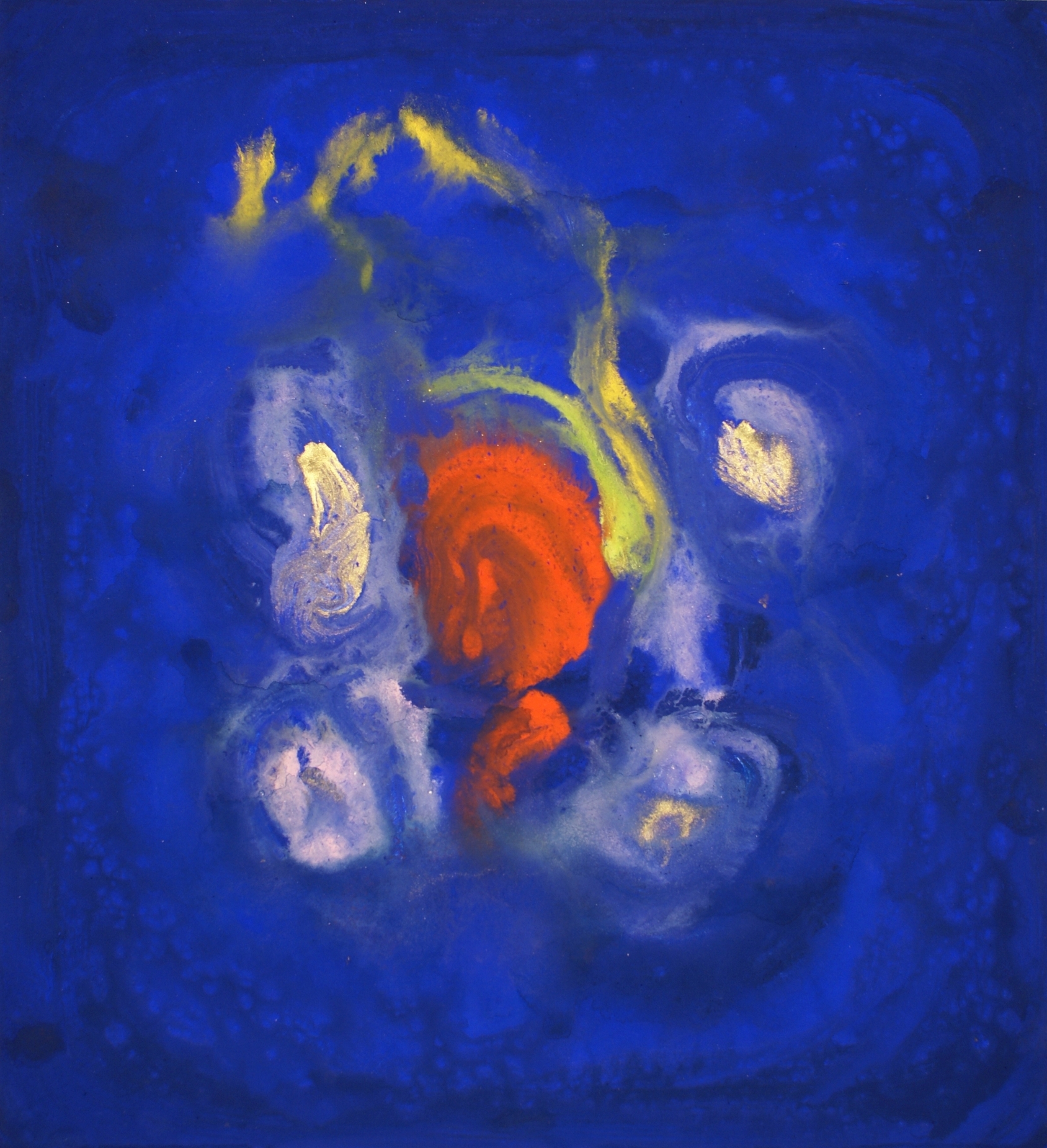alfred dam serendib taprobhane I pigments egg tempera on paper 39,5 x 36 cm 2009 sri lanka