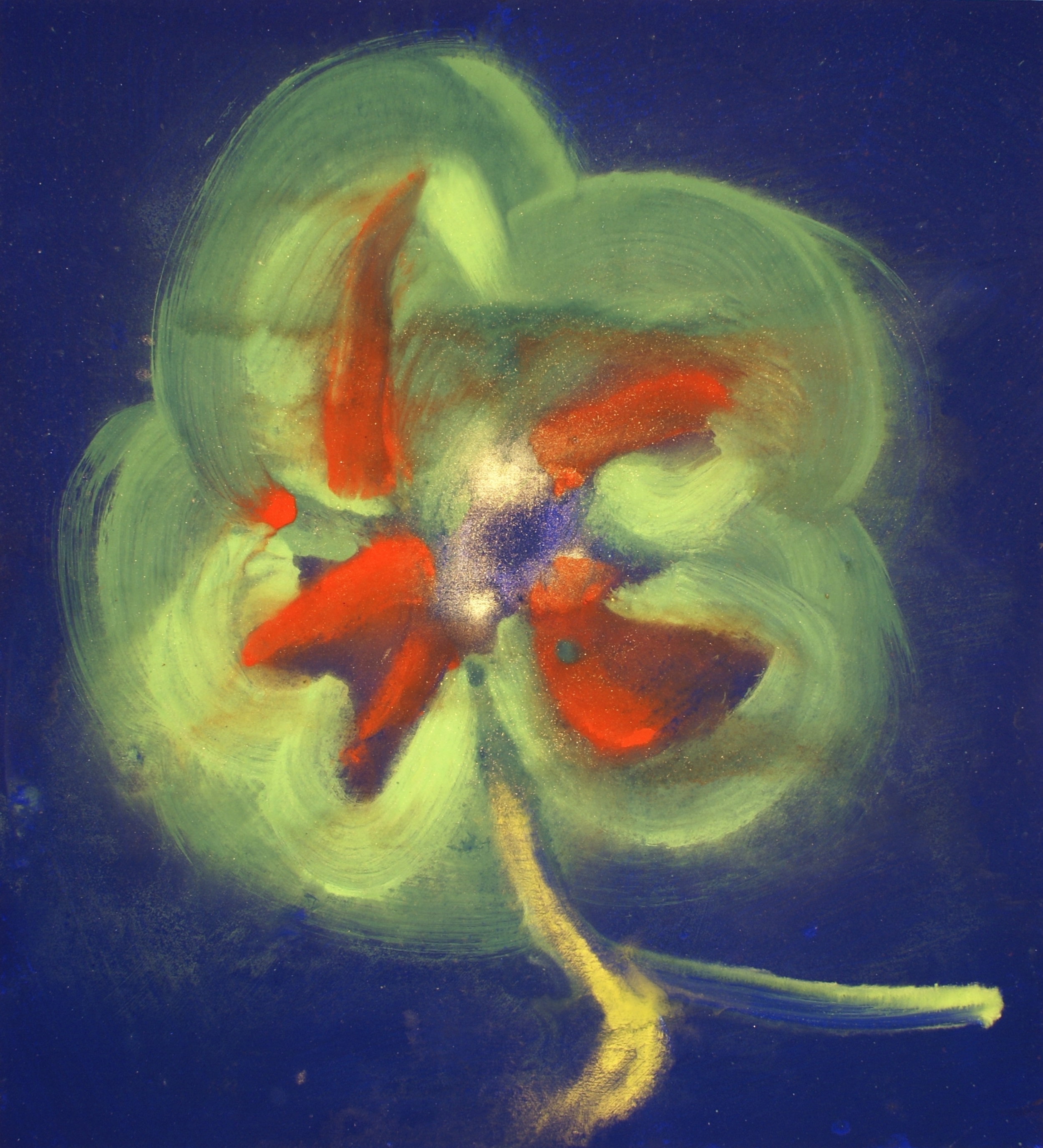 alfred dam serendib taprobhane I pigments egg tempera on paper 39,5 x 36 cm 2009 sri lanka