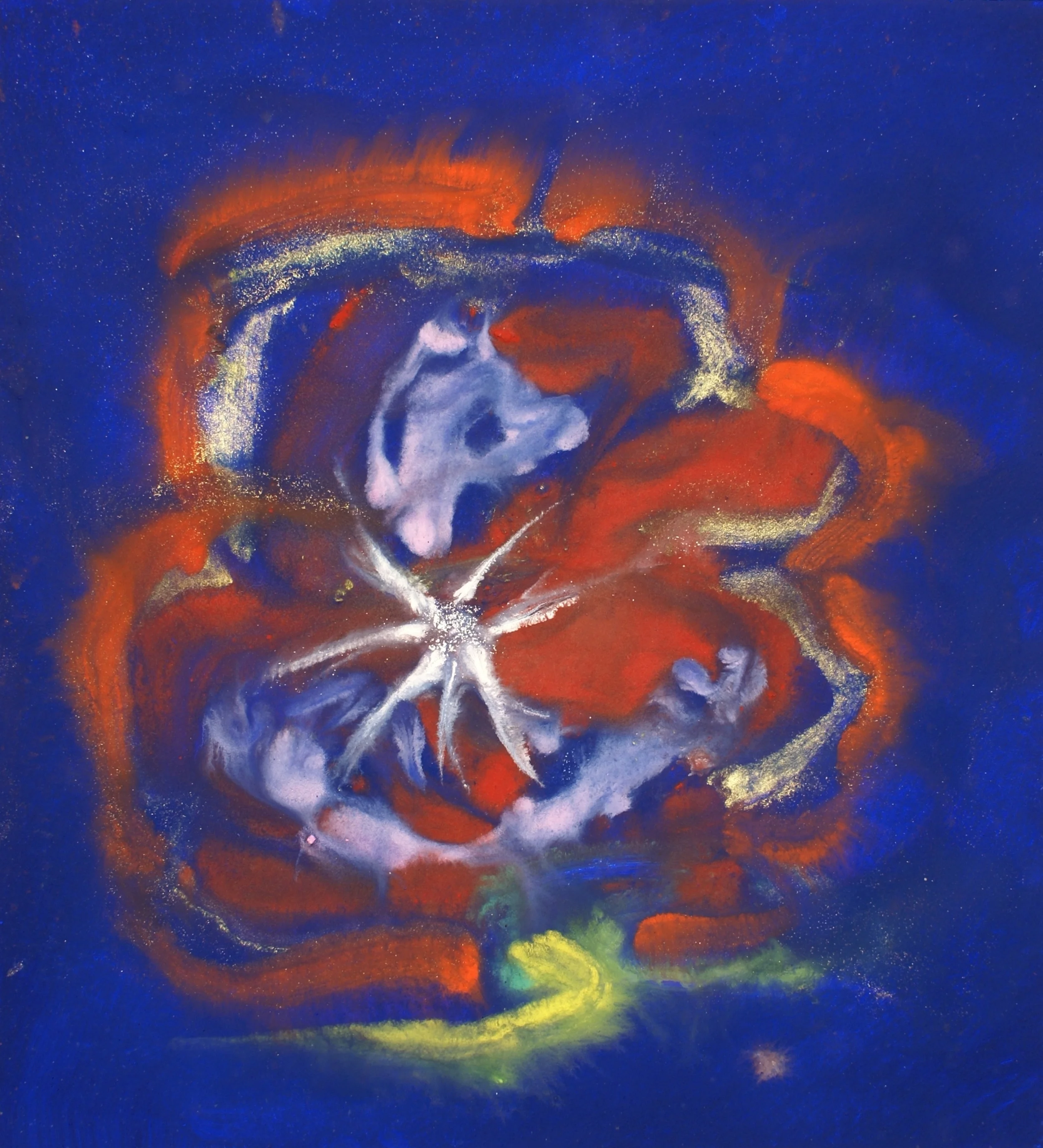 alfred dam serendib taprobhane I pigments egg tempera on paper 39,5 x 36 cm 2009 sri lanka