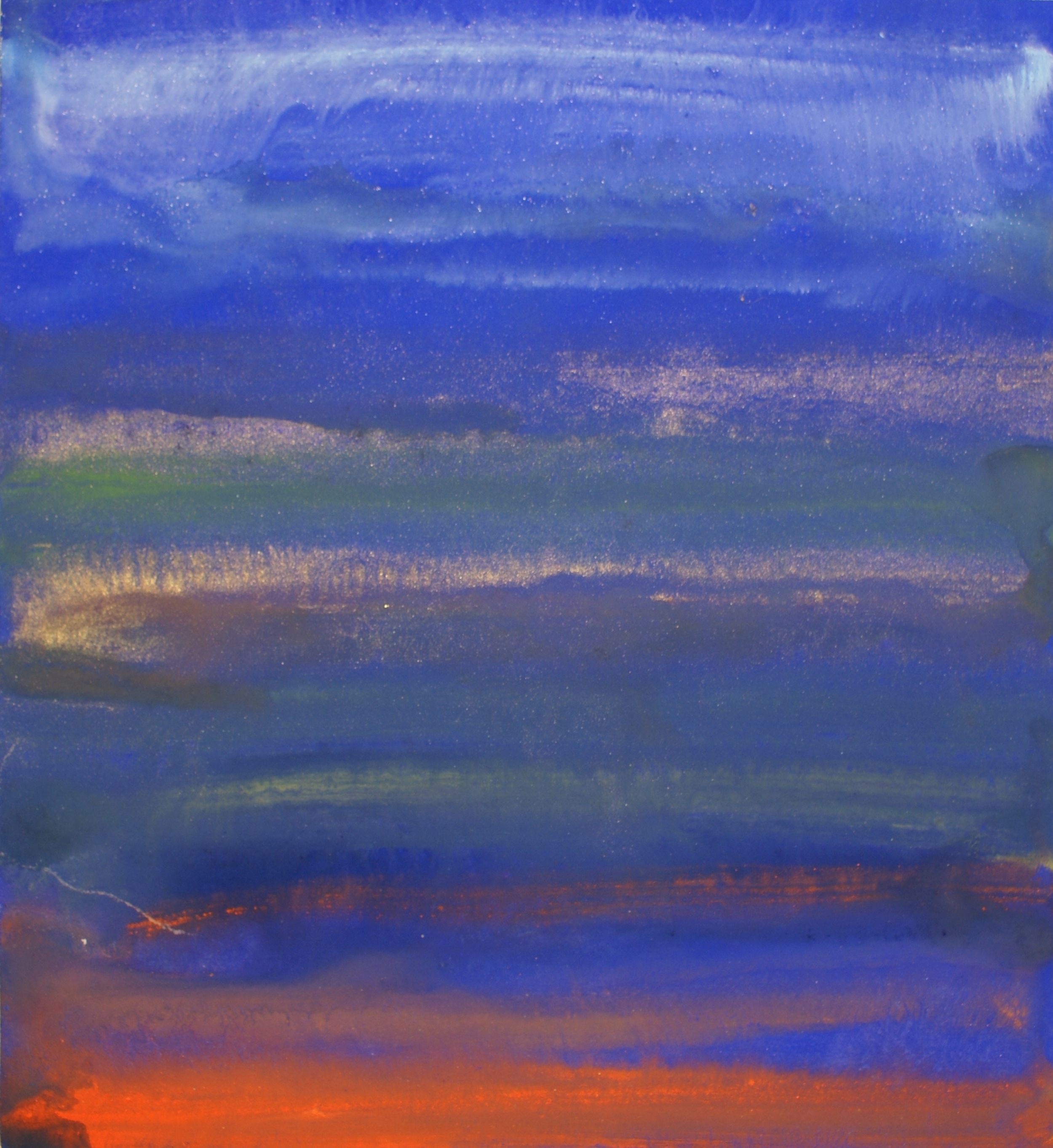 alfred dam serendib taprobhane I pigments egg tempera on paper 39,5 x 36 cm 2009 sri lanka