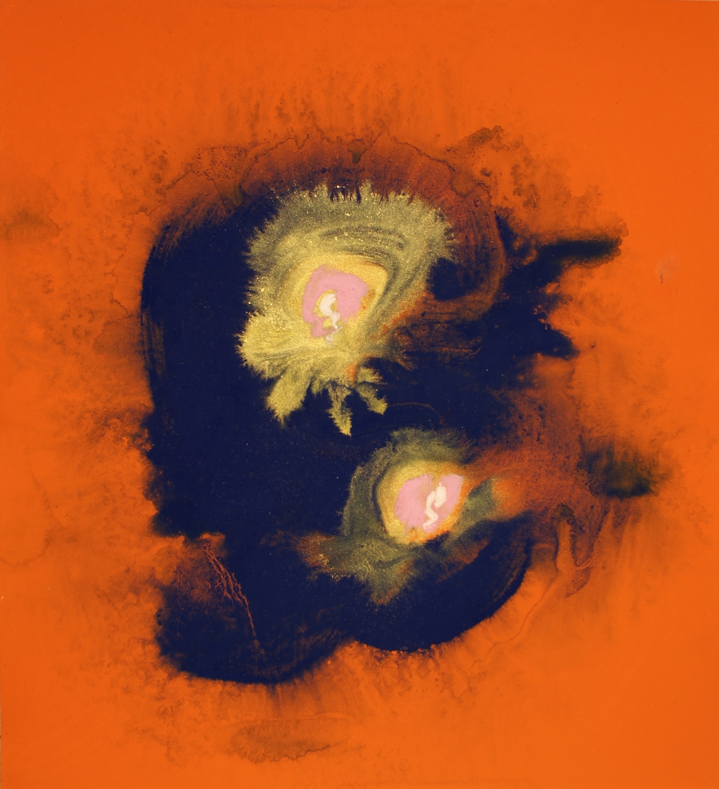 alfred dam serendib taprobhane I pigments egg tempera on paper 39,5 x 36 cm 2009 sri lanka