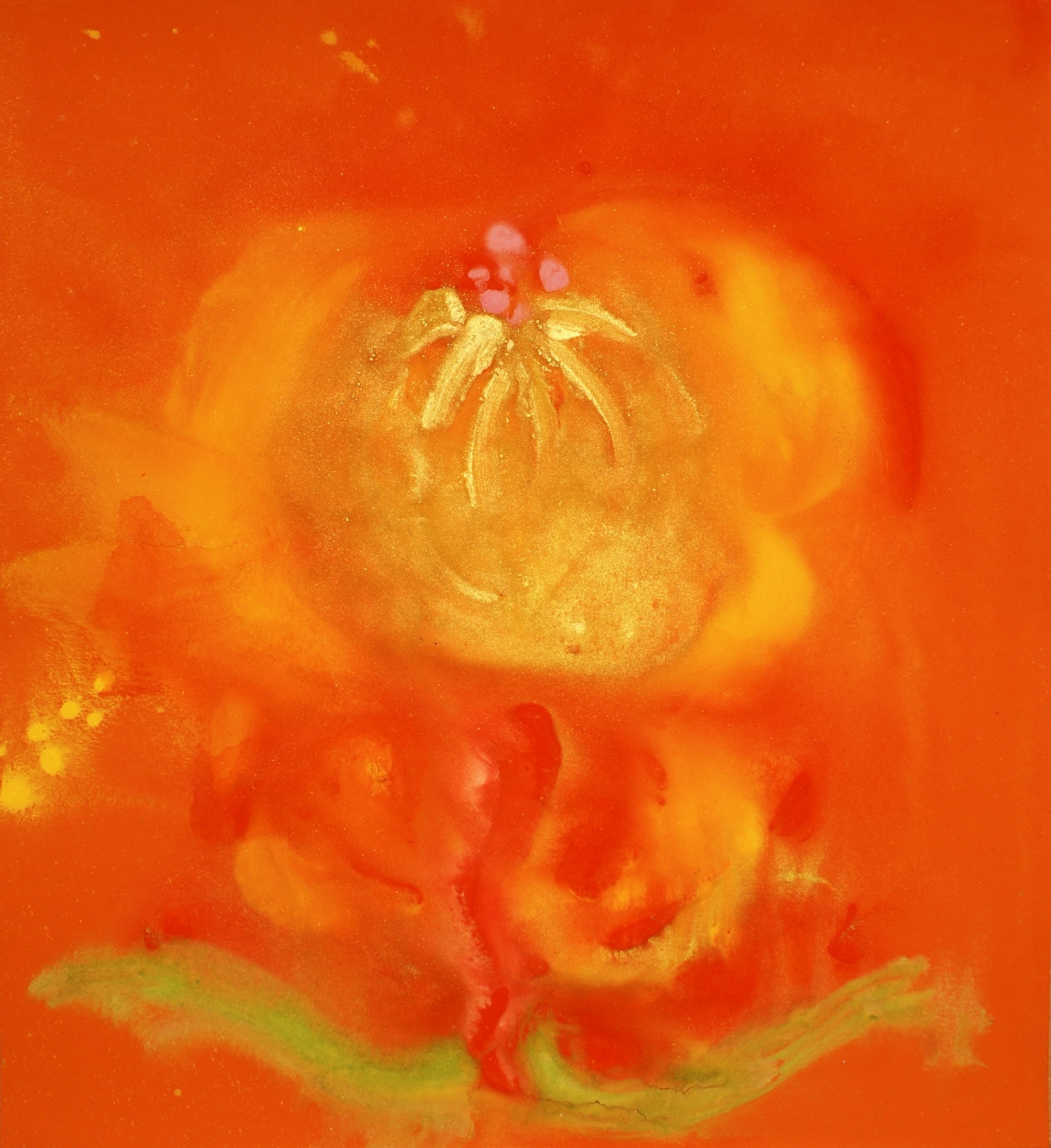alfred dam serendib taprobhane I pigments egg tempera on paper 39,5 x 36 cm 2009 sri lanka