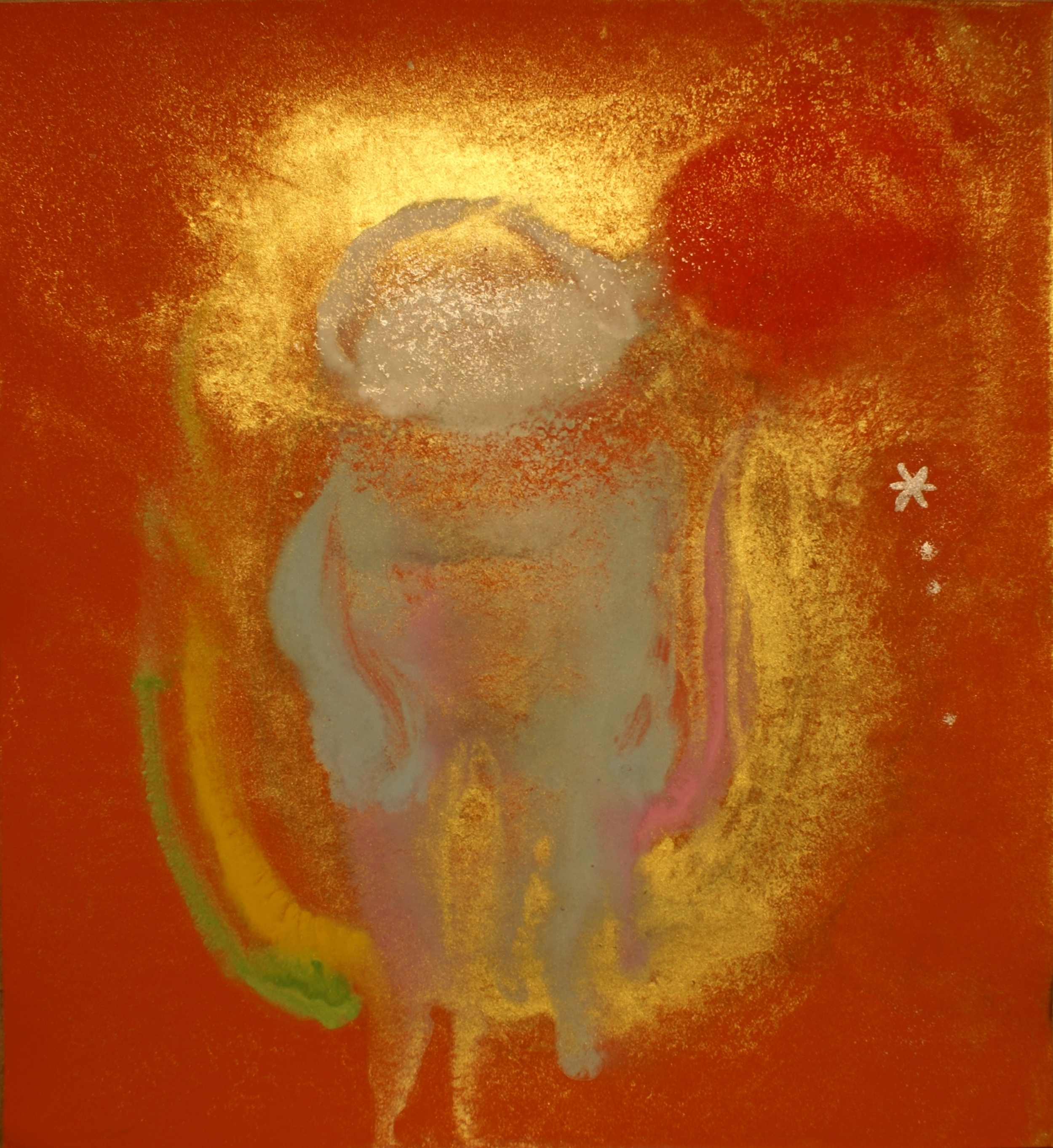 alfred dam serendib taprobhane I pigments egg tempera on paper 39,5 x 36 cm 2009 sri lanka
