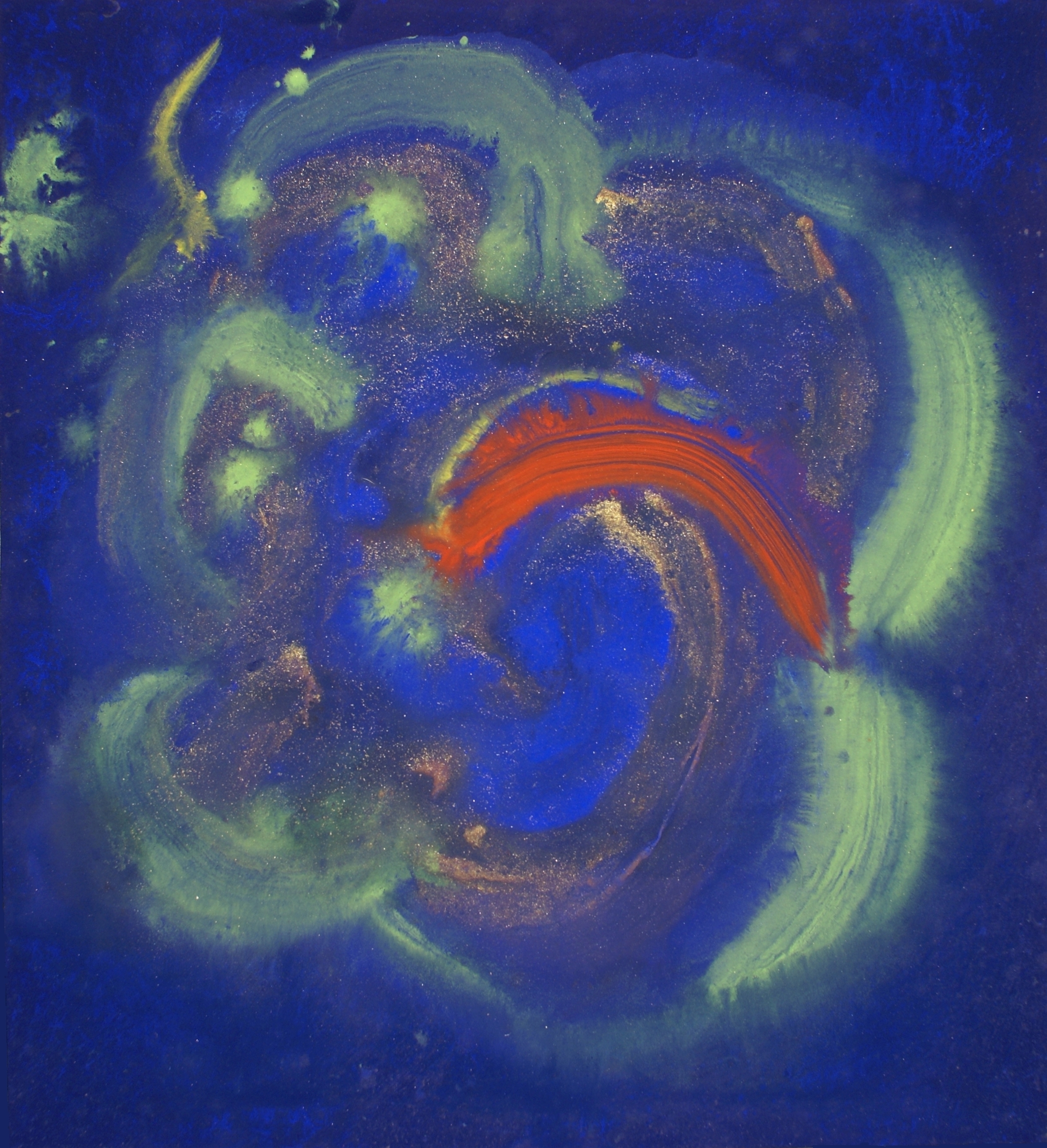 alfred dam serendib taprobhane I pigments egg tempera on paper 39,5 x 36 cm 2009 sri lanka