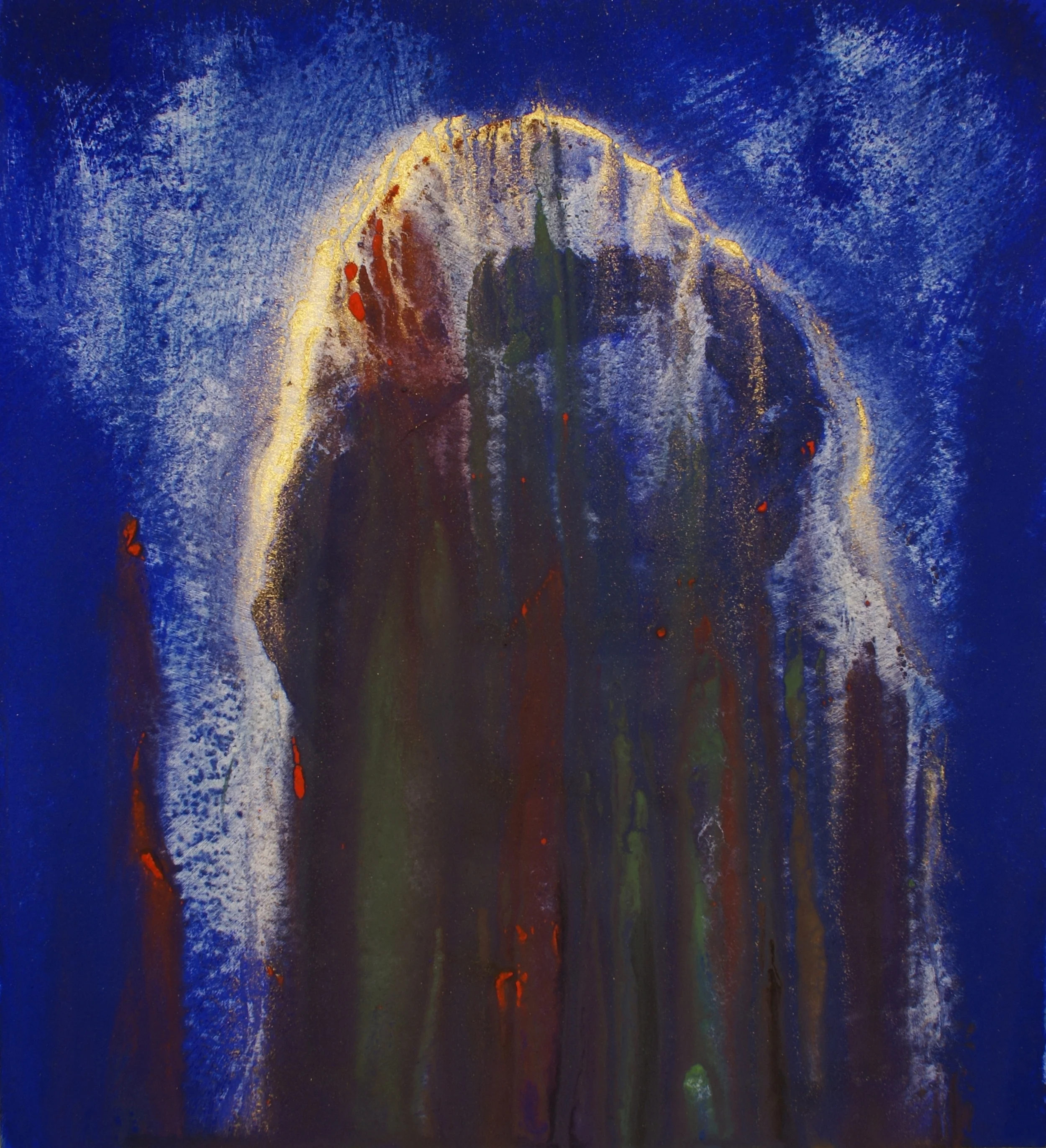 alfred dam serendib taprobhane I pigments egg tempera on paper 39,5 x 36 cm 2009 sri lanka