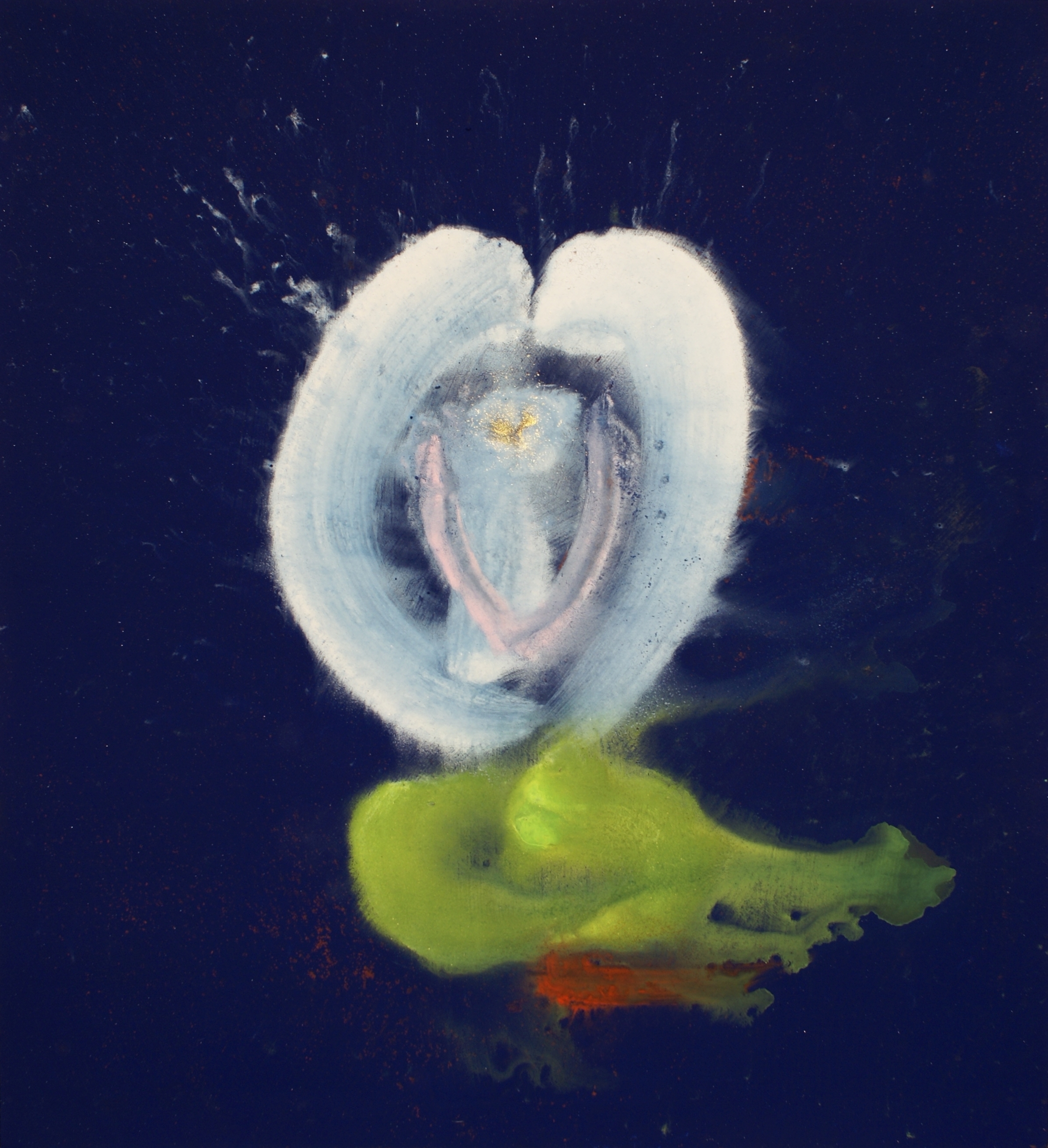 alfred dam serendib taprobhane I pigments egg tempera on paper 39,5 x 36 cm 2009 sri lanka