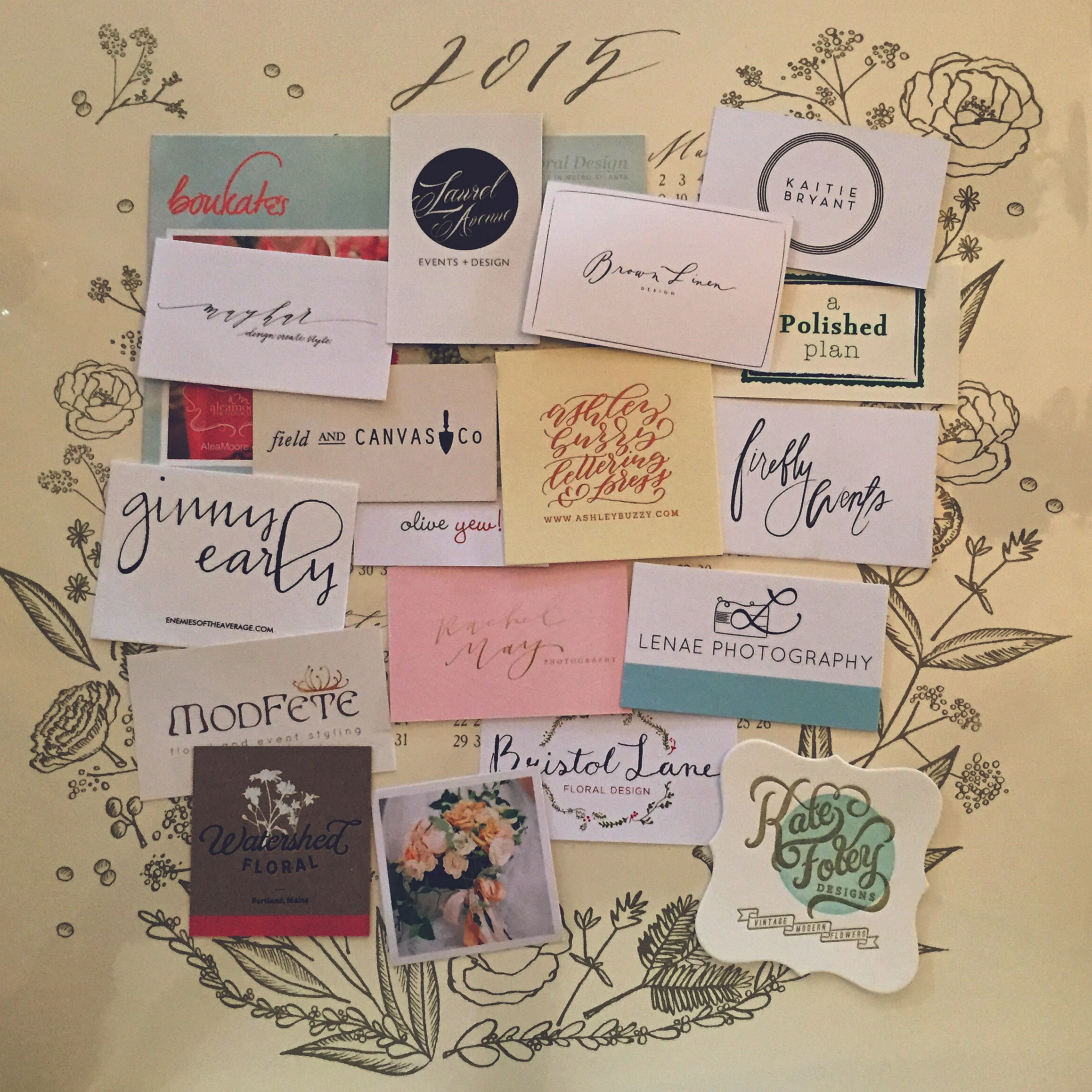 Creatives have the prettiest business cards!
