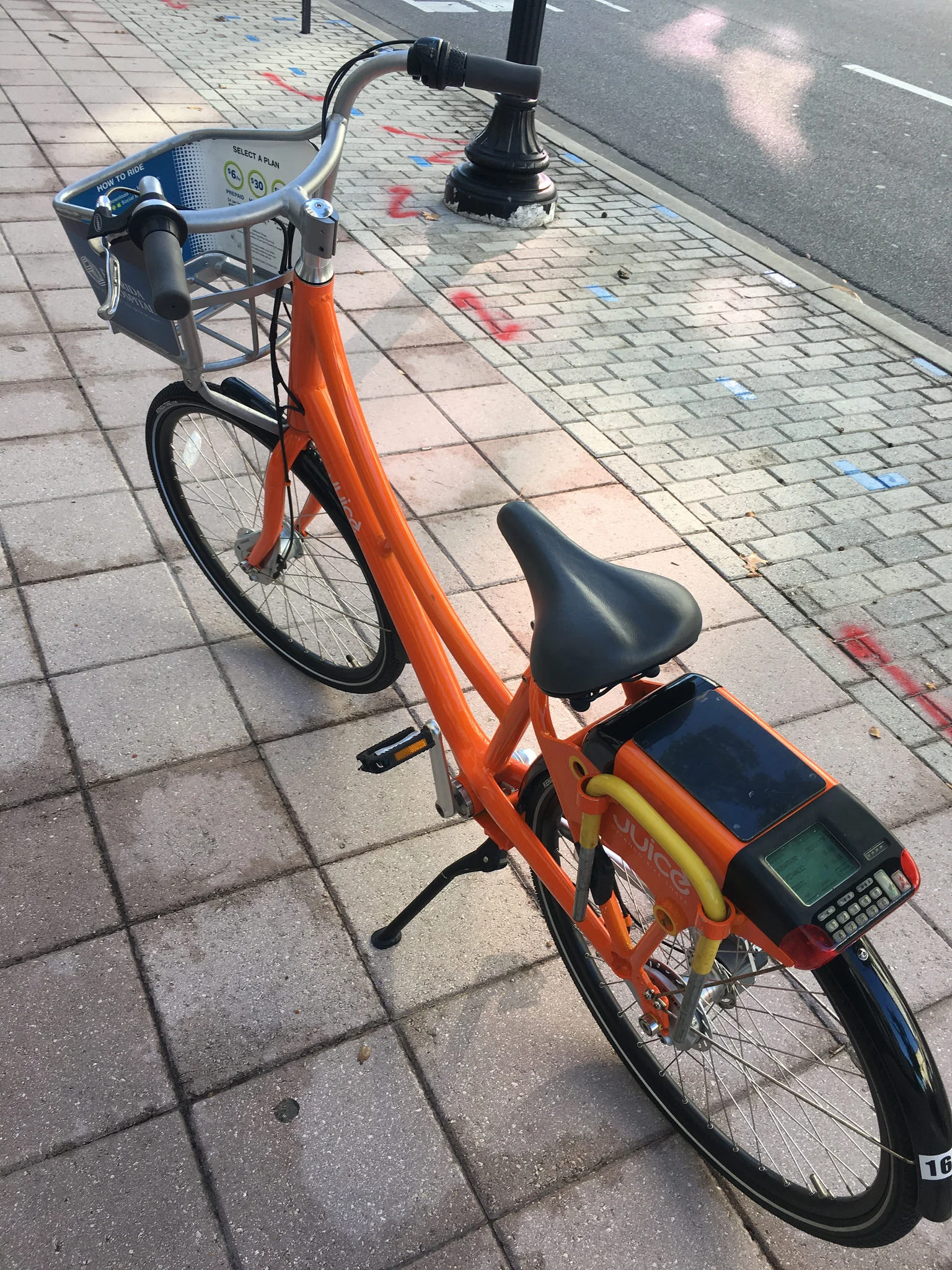 My Juice Bike Share rental.