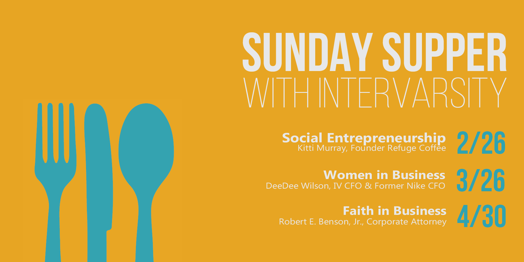 Sunday Supper with InterVarsity Series