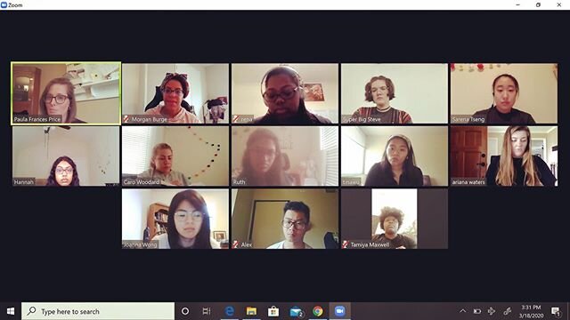 We had so much fun on our first virtual Bible study with friends from Emory, UGA &amp; SCAD! Though we are states apart, our community and our connection remain! Join us on Wednesdays from 2:30-4pm as we study Scripture together over Zoom every week!