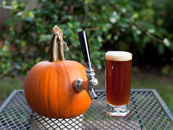 Pumpkin beer, HA! Get it?