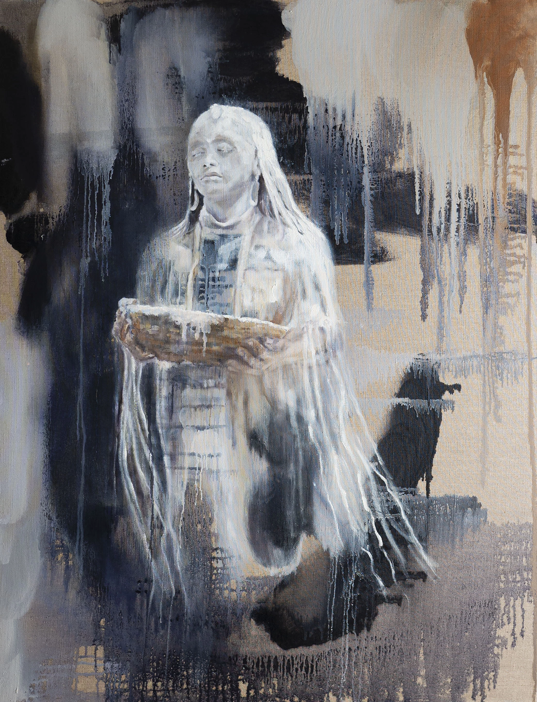 Original Madonna 40 x 30 oil on linen
