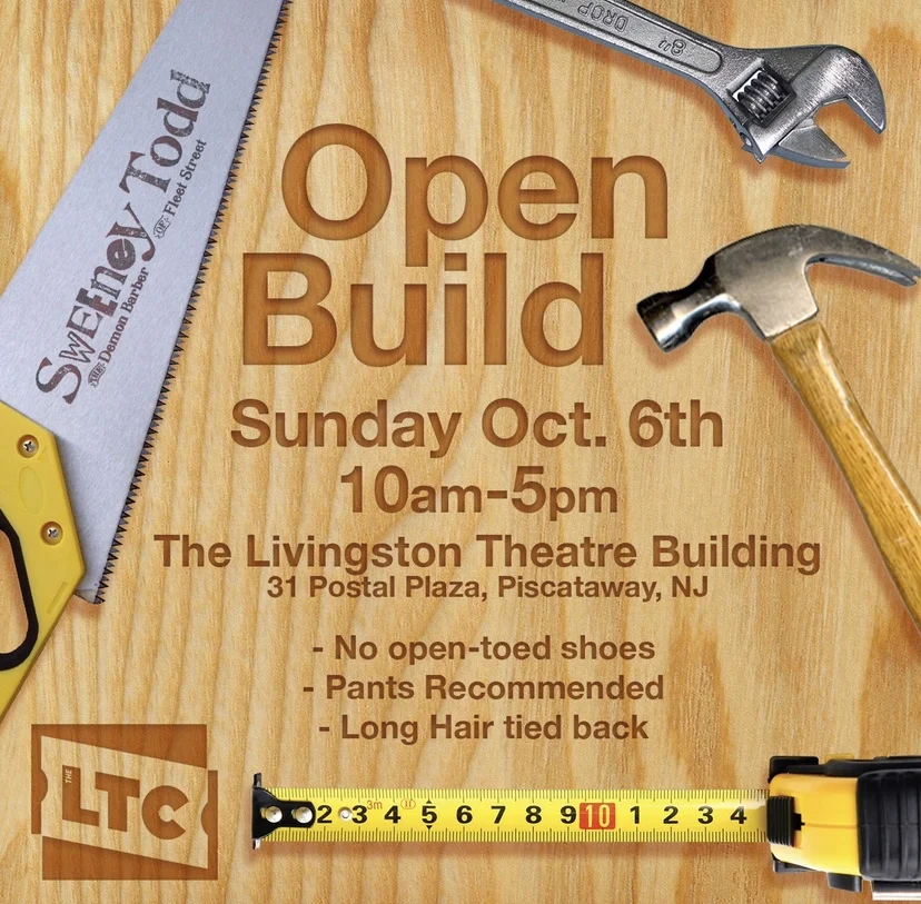 Sweeney Todd Build: Sunday October 6th!