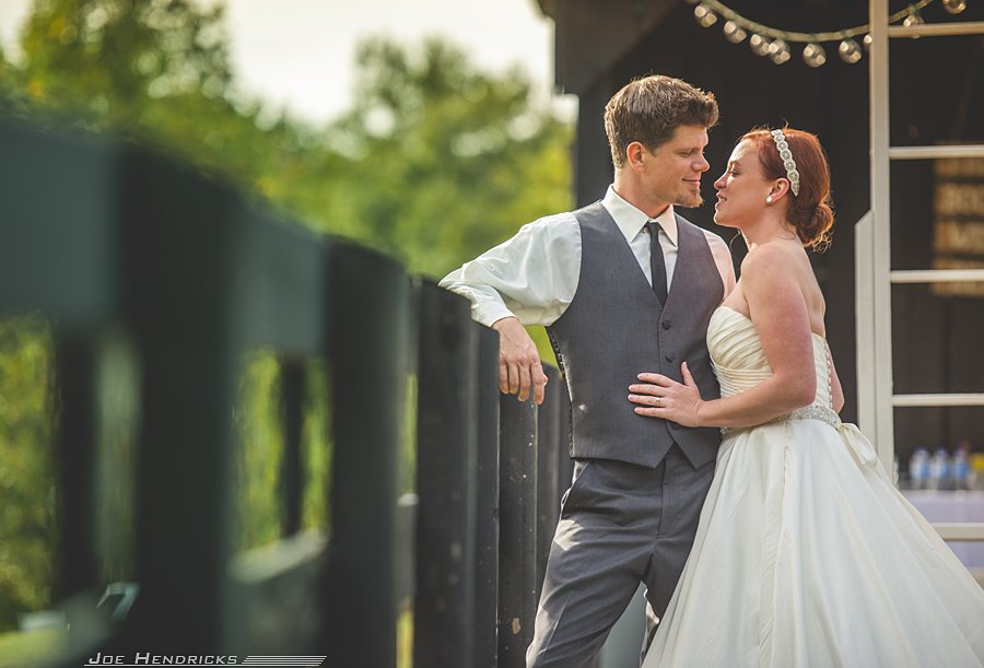 cool pose at wedding