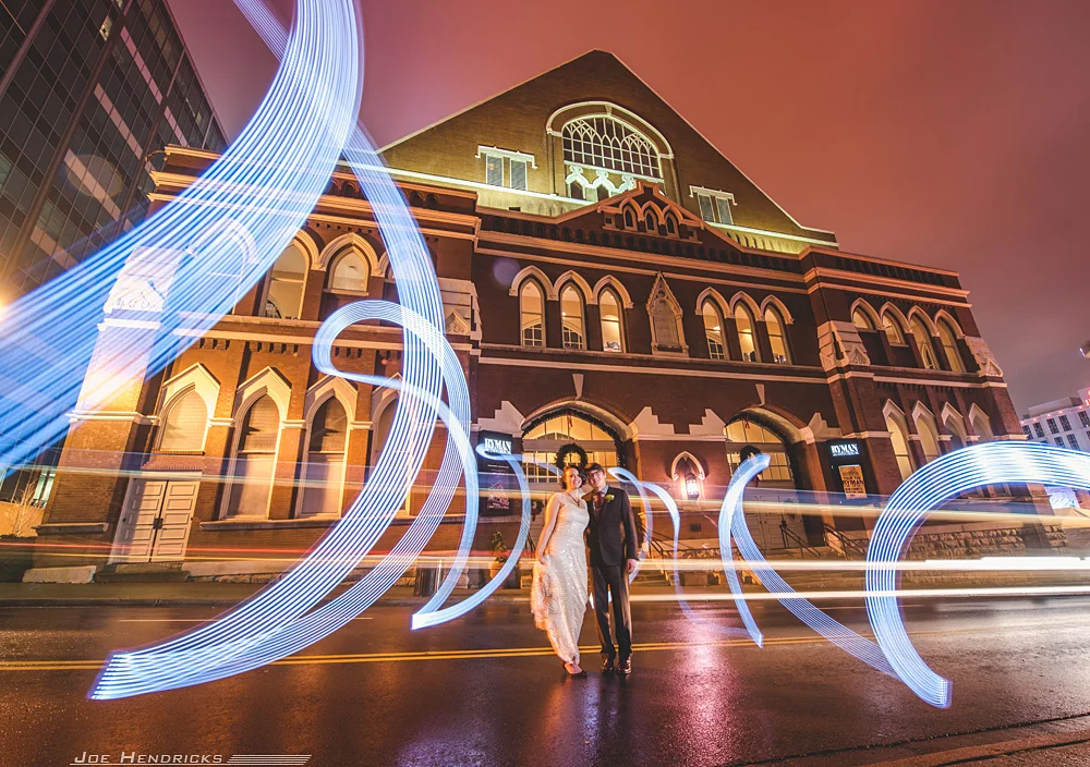 Wedding at the Ryman Auditorium
