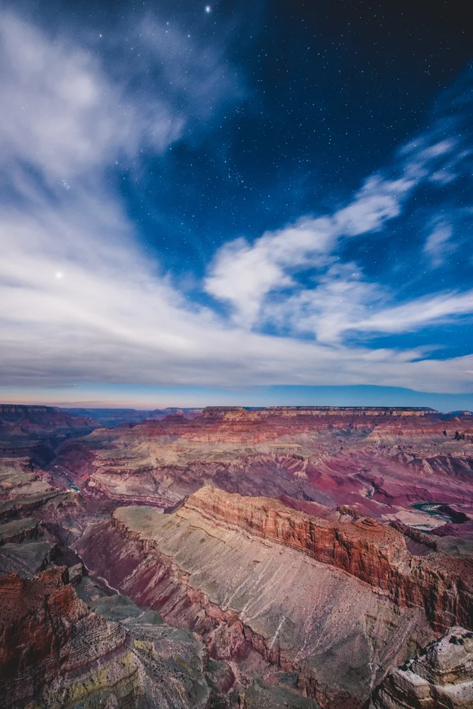 I had to hold down my tripod with everything I had to stop the wind from shaking it!