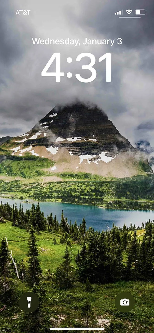Hidden Lake - Glacier National Park - Phone Wallpaper